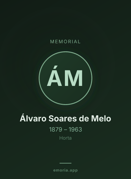 Memorial portrait of Álvaro Soares de Melo