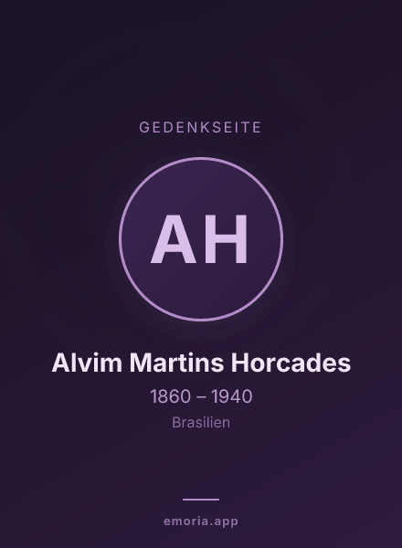 Gedenkportrait von Alvim Martins Horcades