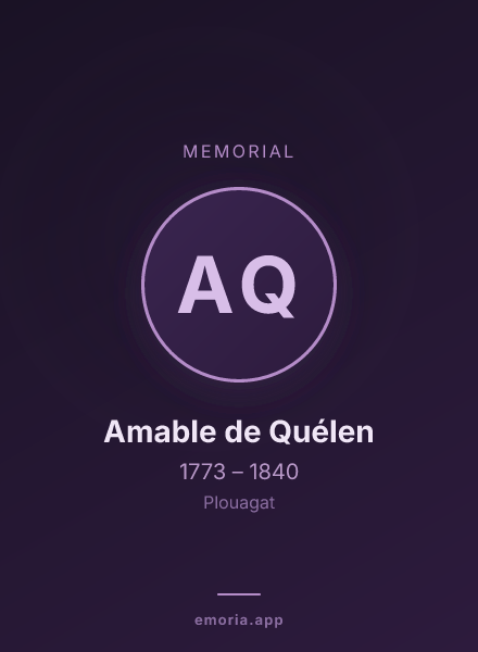 Memorial portrait of Amable de Quélen