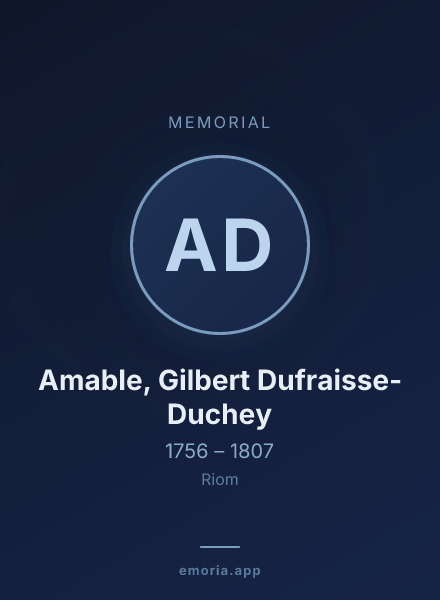 Memorial portrait of Amable, Gilbert Dufraisse-Duchey