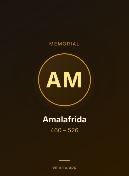 Memorial portrait of Amalafrida