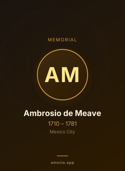 Memorial portrait of Ambrosio de Meave
