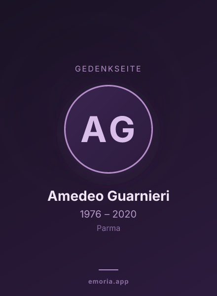 Gedenkportrait von Amedeo Guarnieri