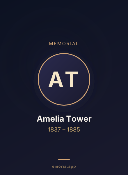 Memorial portrait of Amelia Tower