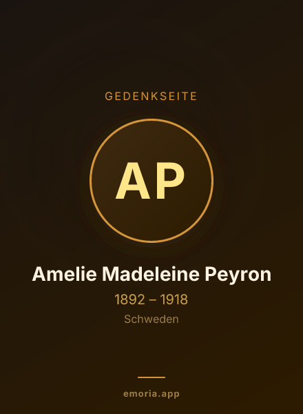 Gedenkportrait von Amelie Madeleine Peyron