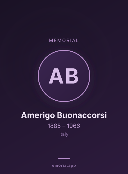 Memorial portrait of Amerigo Buonaccorsi