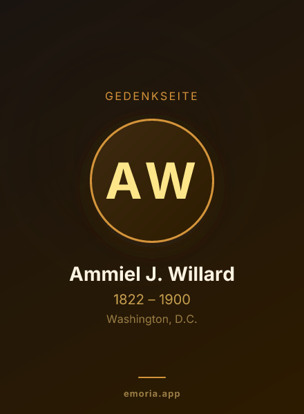 Gedenkportrait von Ammiel J. Willard
