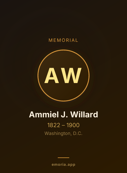 Memorial portrait of Ammiel J. Willard