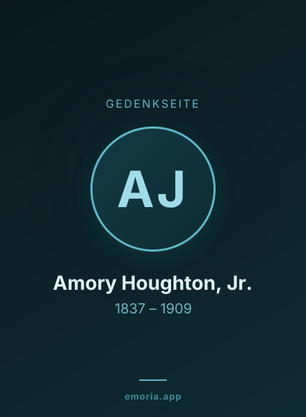 Gedenkportrait von Amory Houghton, Jr.