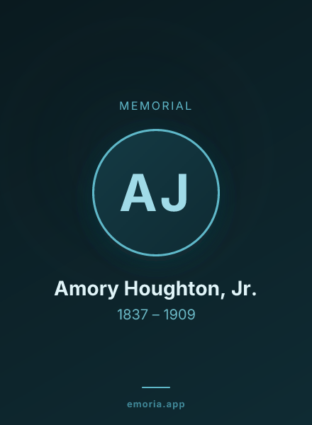 Memorial portrait of Amory Houghton, Jr.