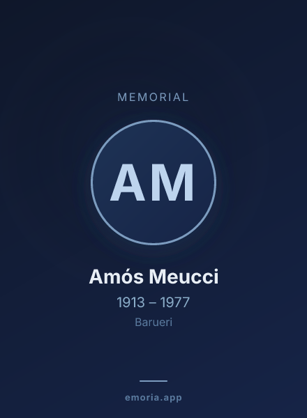 Memorial portrait of Amós Meucci