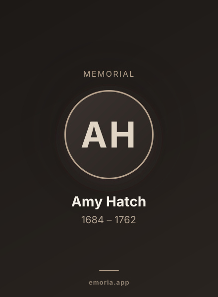 Memorial portrait of Amy Hatch