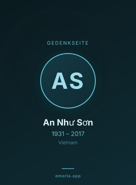Gedenkportrait von An Như Sơn