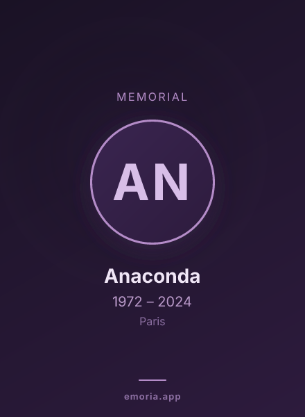 Memorial portrait of Anaconda
