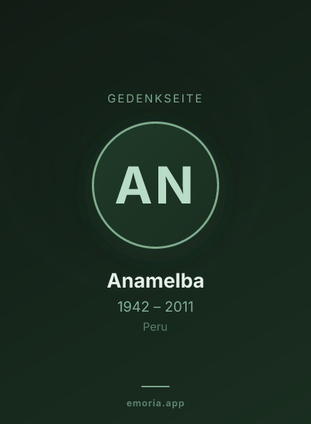 Gedenkportrait von Anamelba