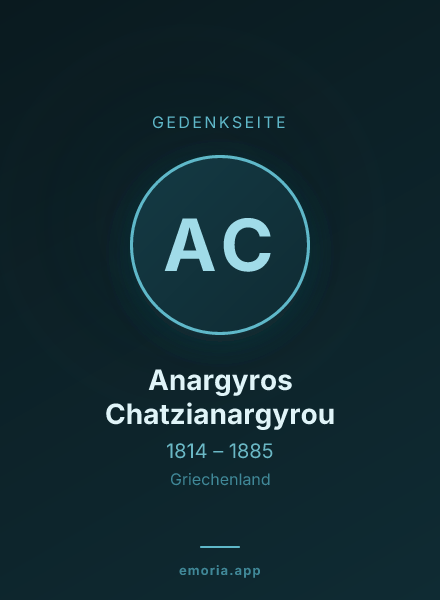 Gedenkportrait von Anargyros Chatzianargyrou