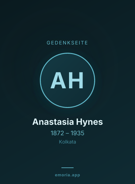 Gedenkportrait von Anastasia Hynes
