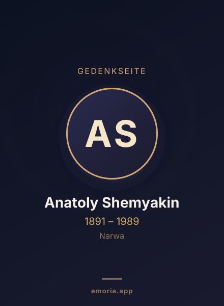 Gedenkportrait von Anatoly Shemyakin
