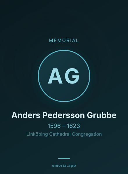 Memorial portrait of Anders Pedersson Grubbe