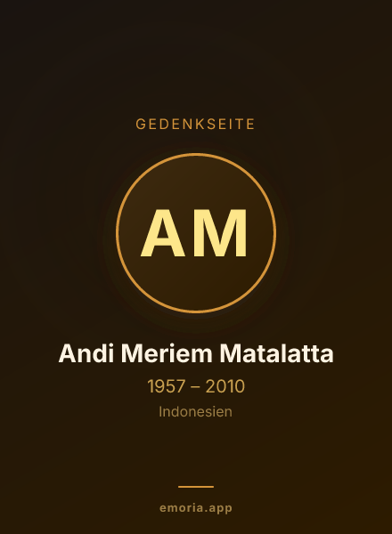 Gedenkportrait von Andi Meriem Matalatta
