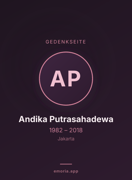 Gedenkportrait von Andika Putrasahadewa