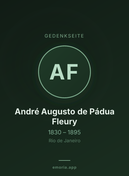 Gedenkportrait von André Augusto de Pádua Fleury