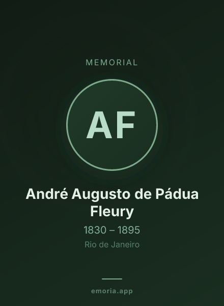 Memorial portrait of André Augusto de Pádua Fleury