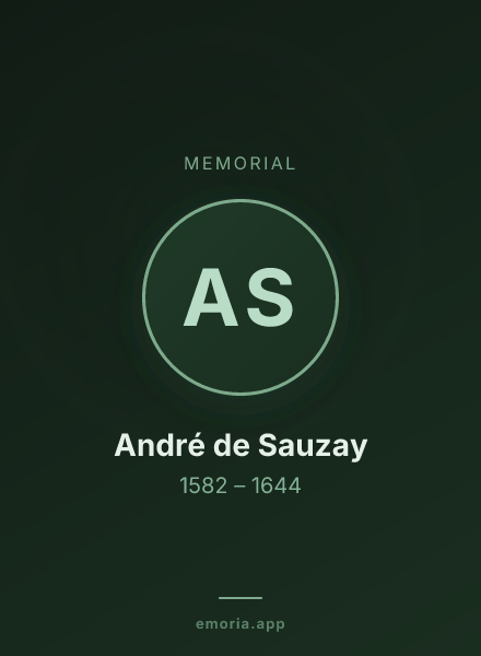 Memorial portrait of André de Sauzay