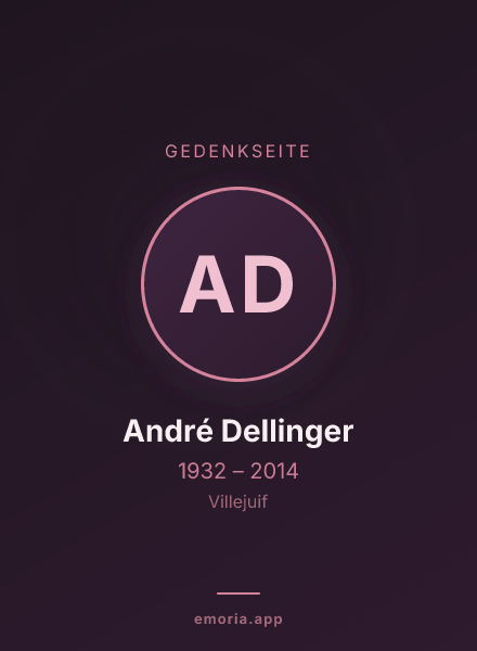 Gedenkportrait von André Dellinger