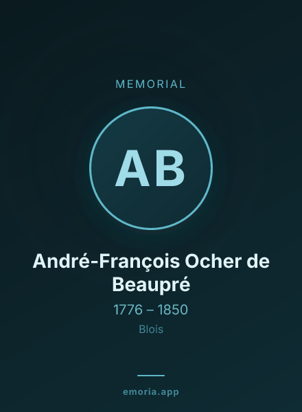 Memorial portrait of André-François Ocher de Beaupré