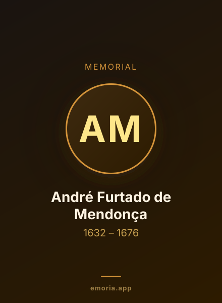 Memorial portrait of André Furtado de Mendonça