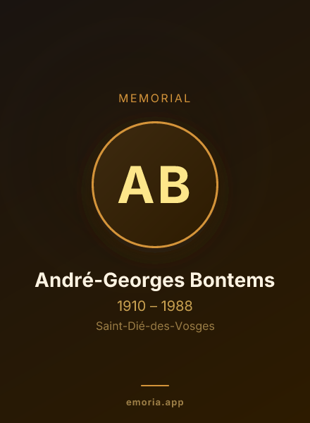 Memorial portrait of André-Georges Bontems