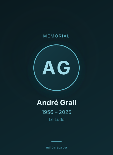 Memorial portrait of André Grall