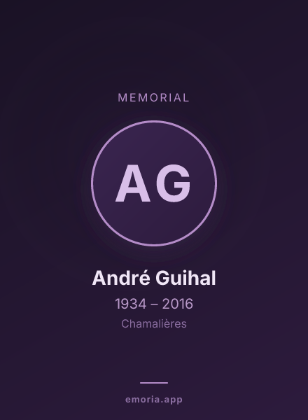 Memorial portrait of André Guihal