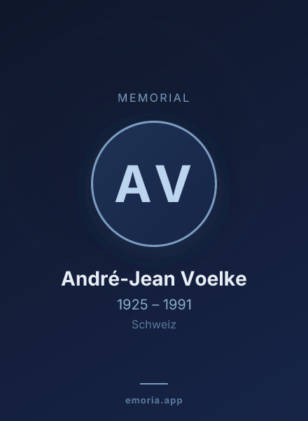Memorial portrait of André-Jean Voelke