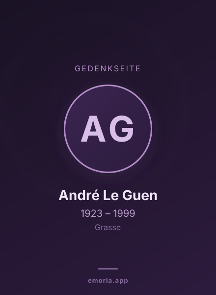 Gedenkportrait von André Le Guen
