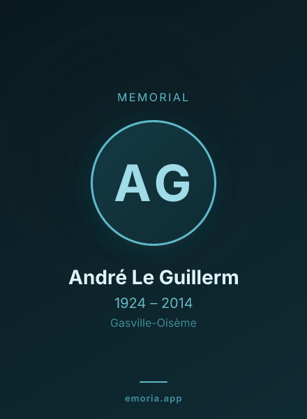 Memorial portrait of André Le Guillerm