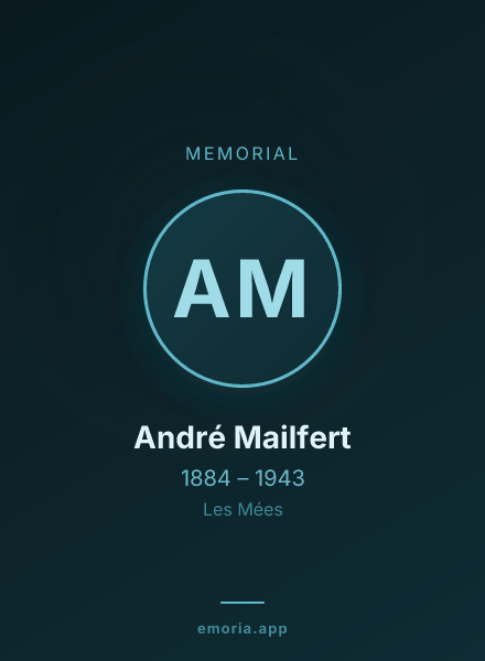 Memorial portrait of André Mailfert