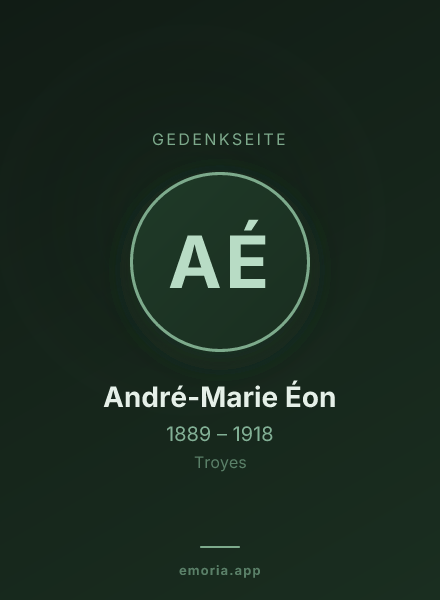 Gedenkportrait von André-Marie Éon