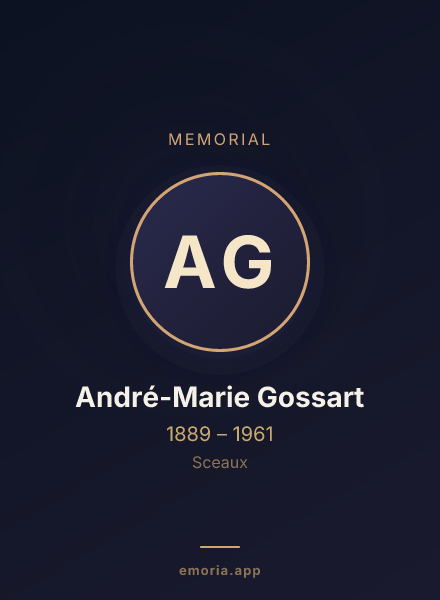 Memorial portrait of André-Marie Gossart