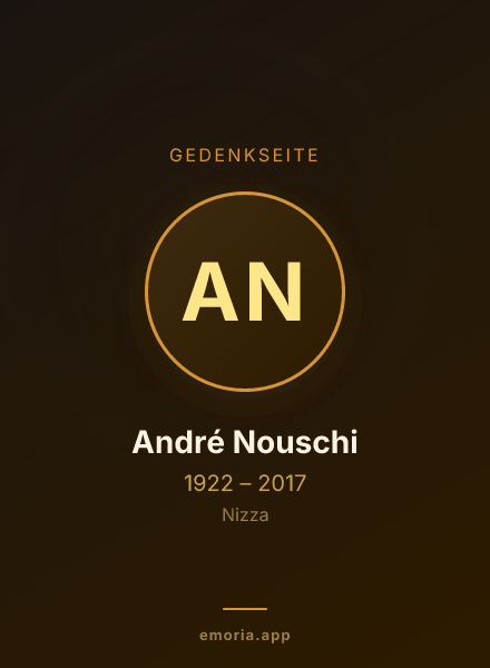 Gedenkportrait von André Nouschi