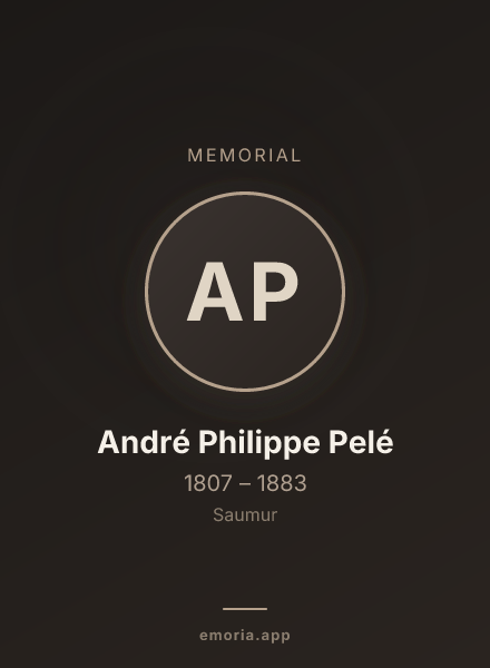 Memorial portrait of André Philippe Pelé
