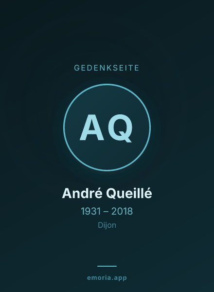 Gedenkportrait von André Queillé