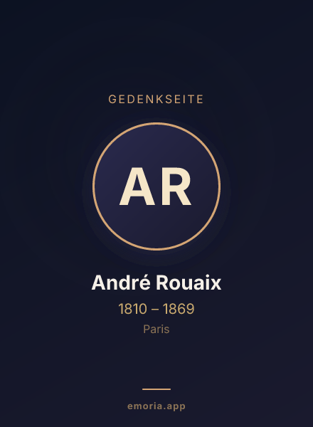 Gedenkportrait von André Rouaix
