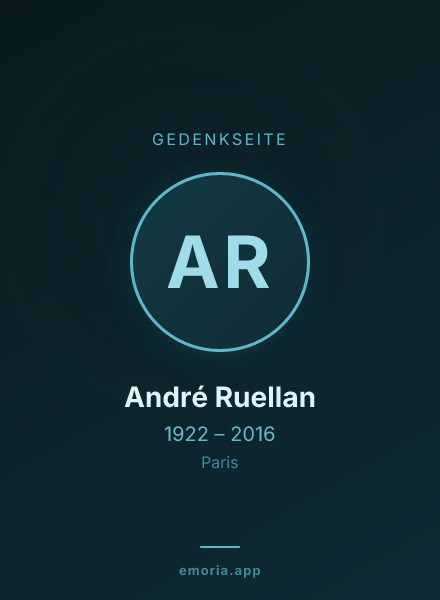 Gedenkportrait von André Ruellan