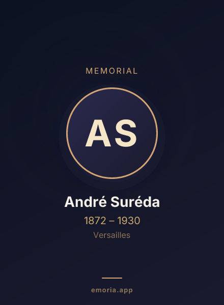 Memorial portrait of André Suréda