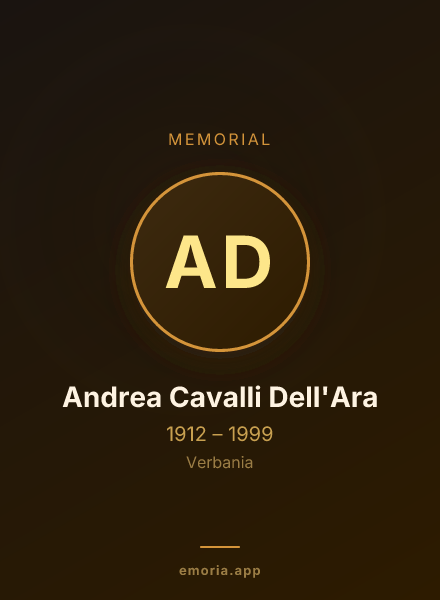 Memorial portrait of Andrea Cavalli Dell'Ara