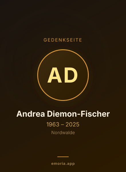 Gedenkportrait von Andrea Diemon-Fischer