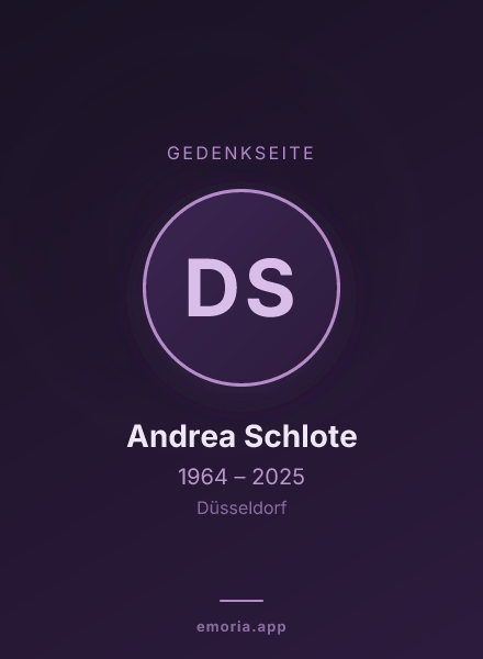 Gedenkportrait von Dr. Andrea Schlote