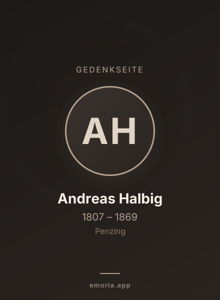 Gedenkportrait von Andreas Halbig